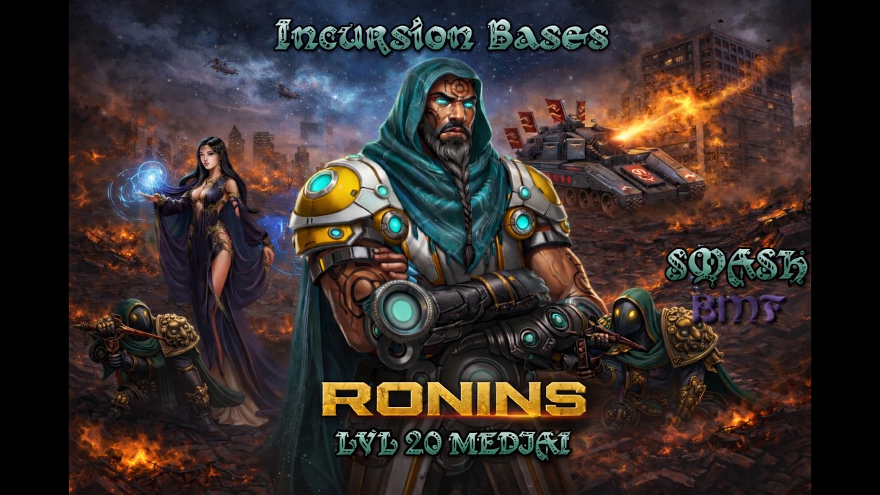 INCURSION BASES WITH  LVL 20 MEDJAI