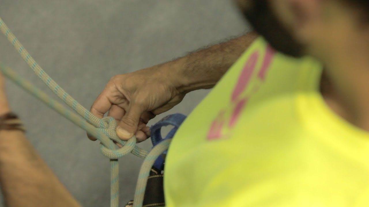 Gym Top Rope Climbing: 3. How to Tie Into your Harness | Climbing Tech Tips