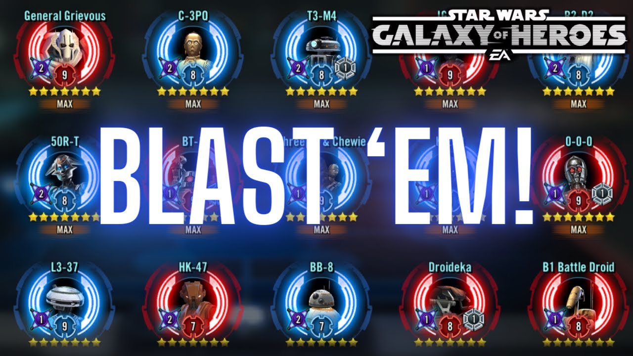 Entire Droid Faction Ranked from Best to Worst - SWGOH Tier List