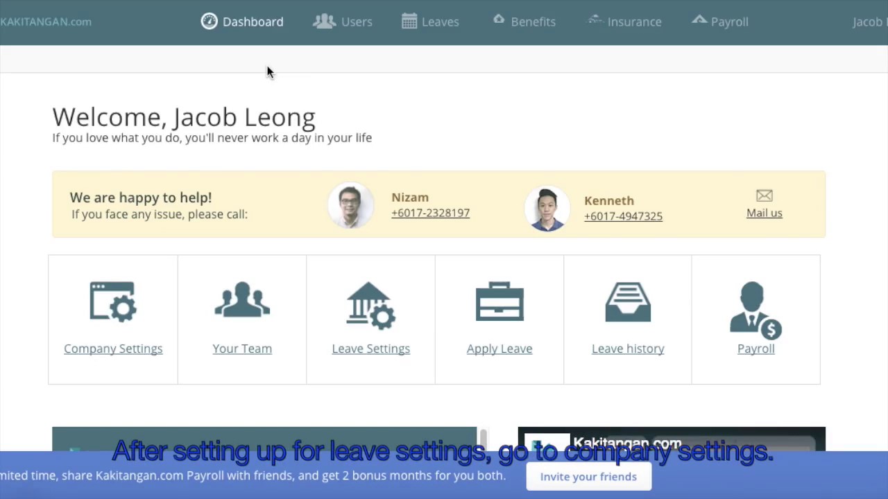 Applying leave in kakitangan.com (part 1)