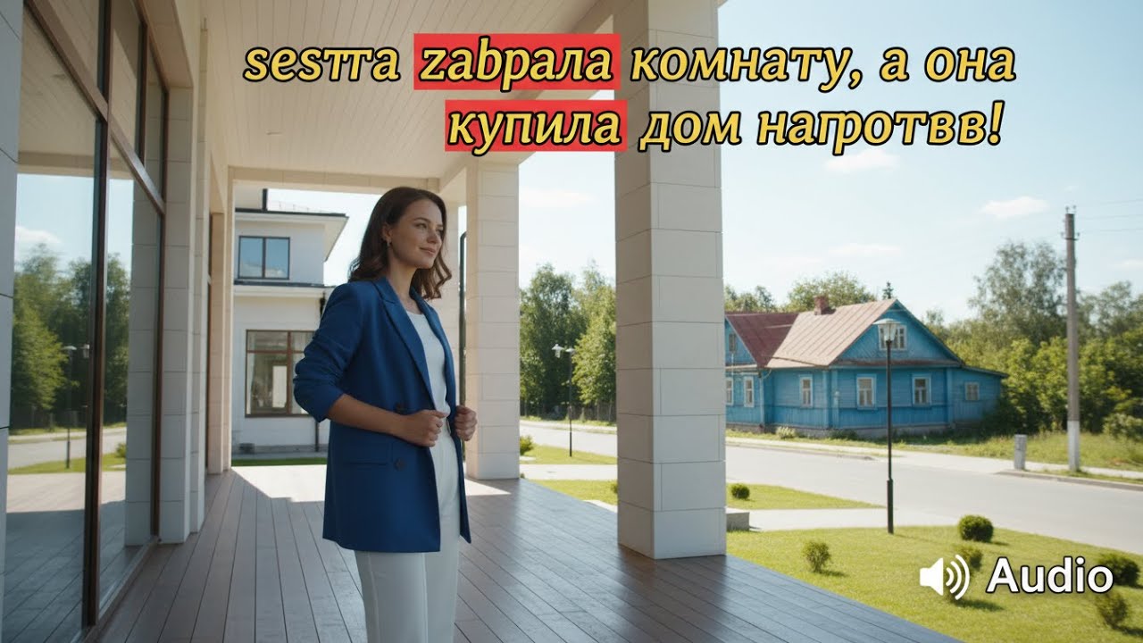 Сестра отобрала комнату... Она купила дом напротив!