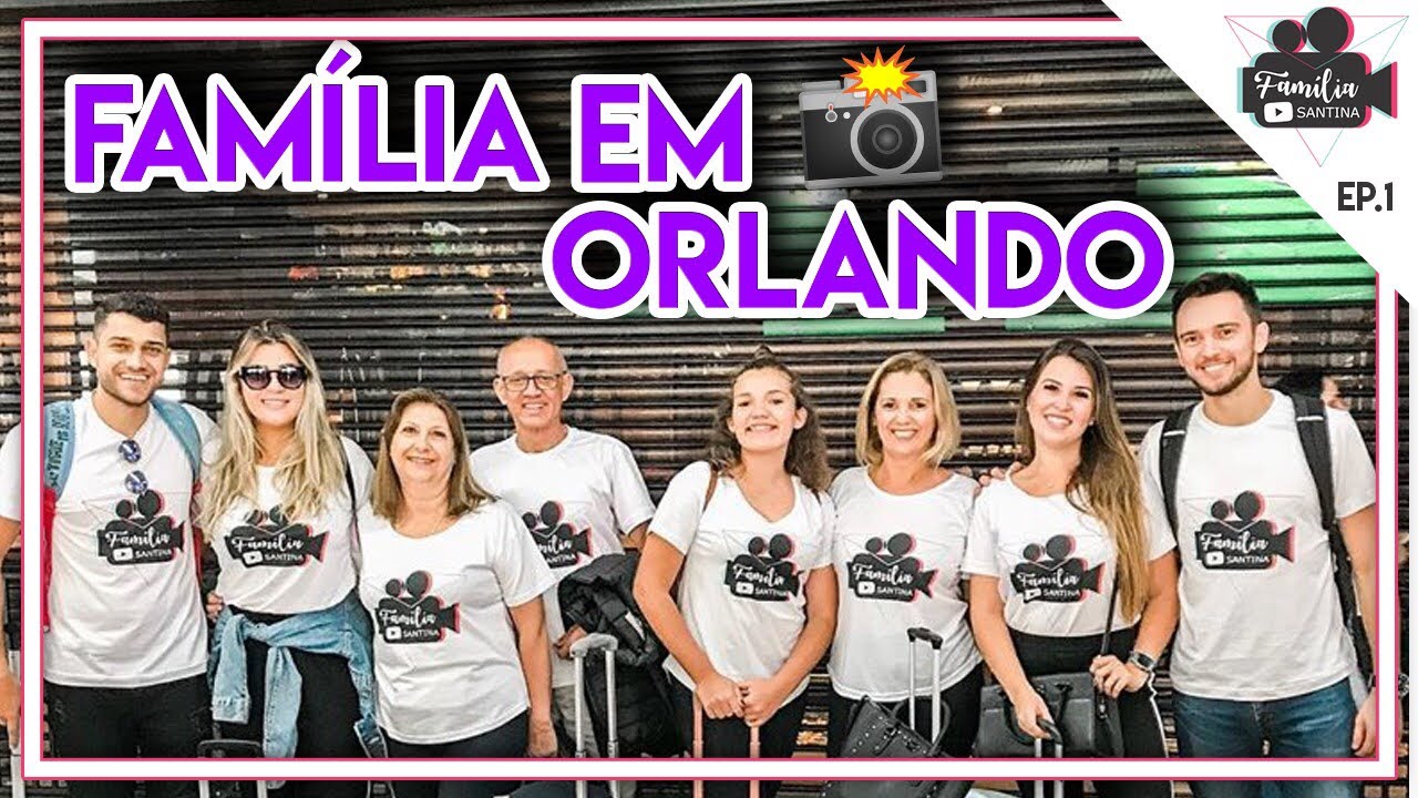 Família Santina em Orlando + Divisão dos Quartos - Episódio 01