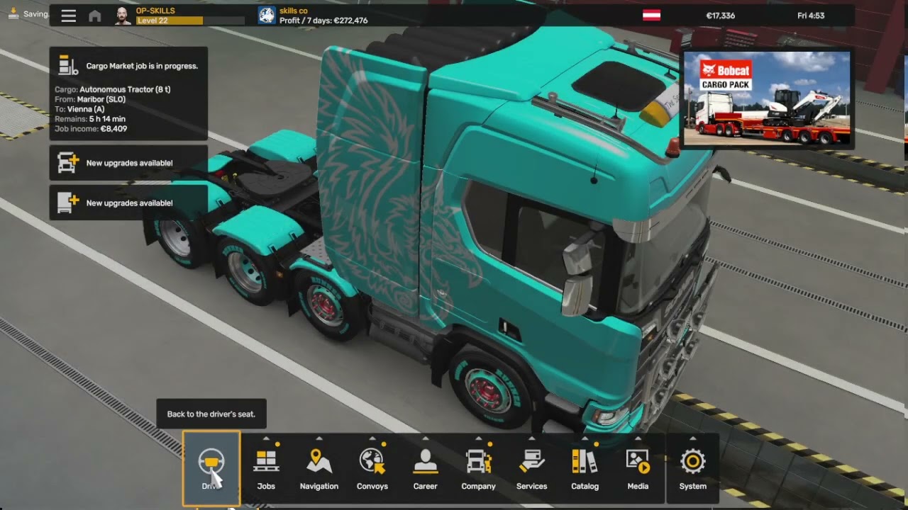 Euro Truck Simulator 2 career gameplay day - 11