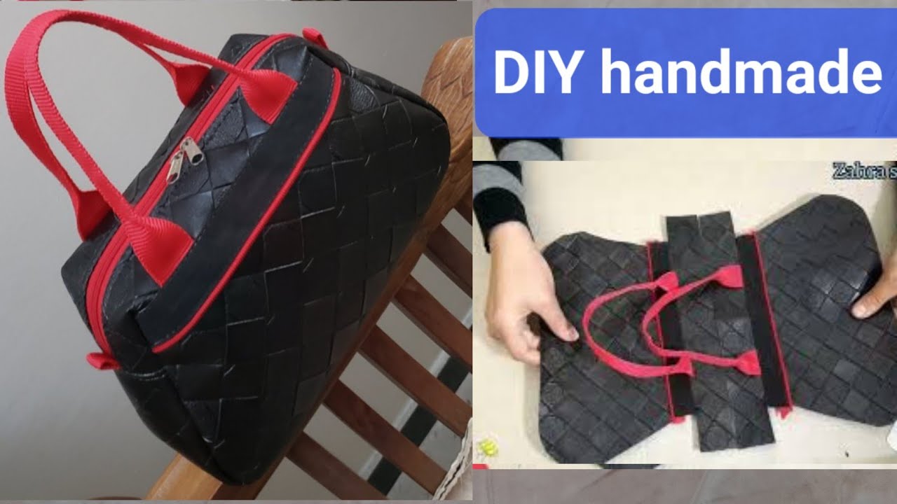 خياطة سكاي حقيبة متعددة الاستعمالات diy  handmade 👜❤️ Sew a handbag