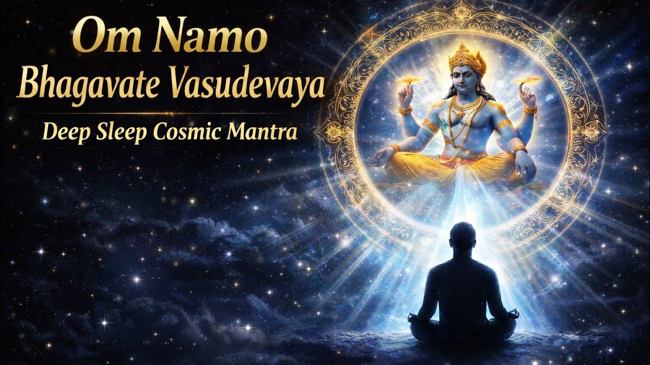 Om Namo Bhagavate Vasudevaya Mantra for Deep Sleep 🌙 | Peaceful Night Meditation Chant