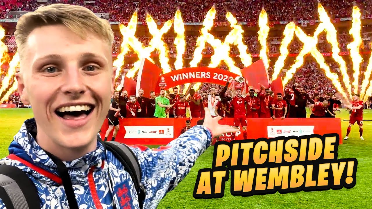 PITCHSIDE AT WEMBLEY For The FA Cup Finals!