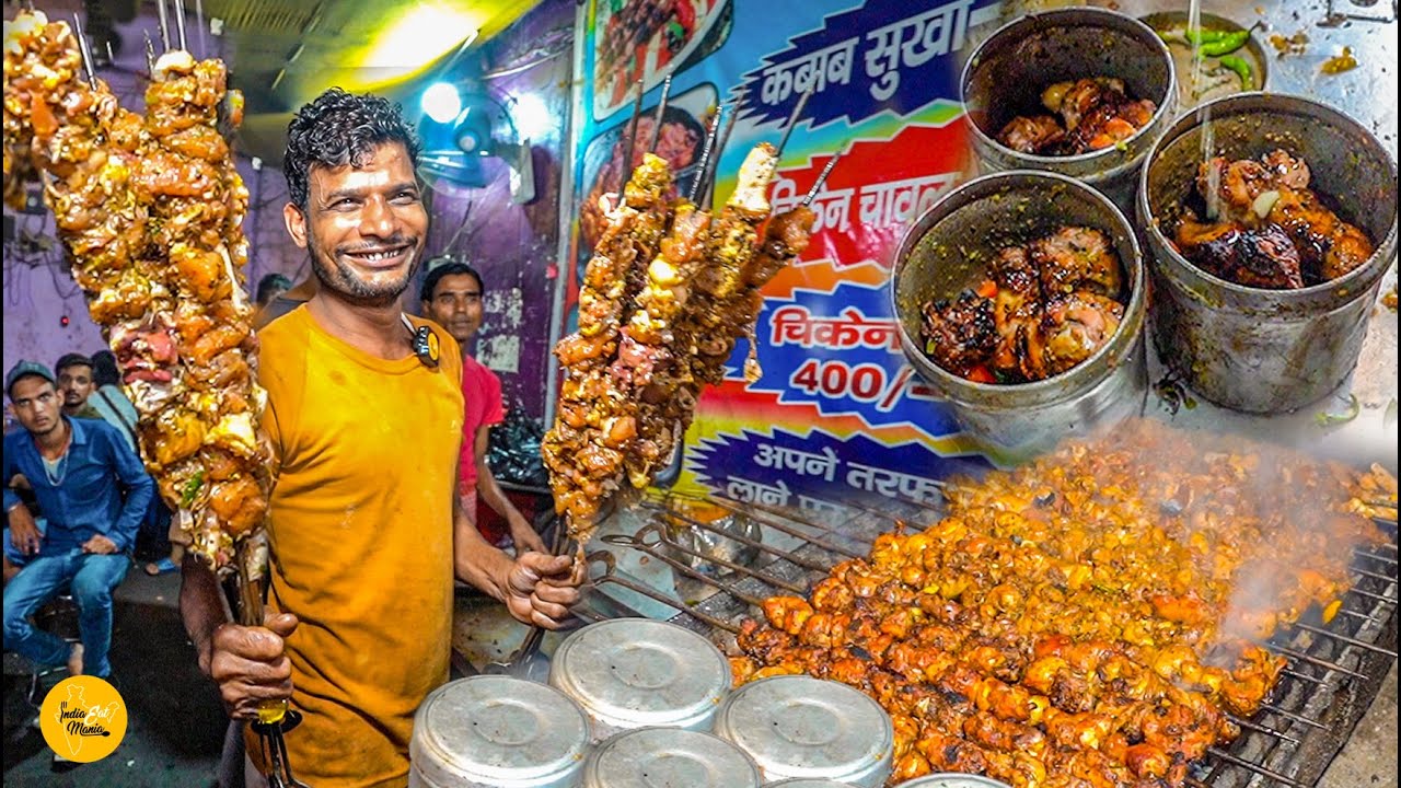 Most Viral Chawani Ji Ka Dabbe Wala Gila Chicken Kabab Making Rs. 110/- Only l Bettiah Street Food