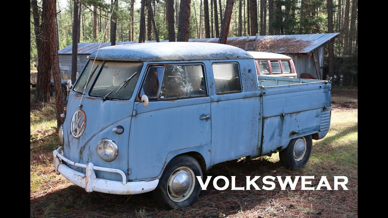 Split Window VW Buses found in Huge Volkswagen Graveyard.  Forgotten Volkswagens.