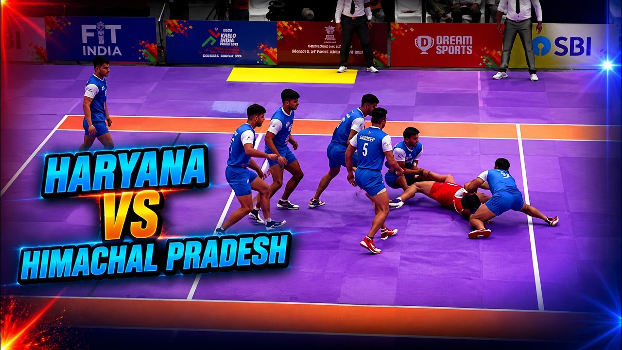 Haryana vs Himachal Pradesh Boy's Kabaddi Match Full Highlights | Khelo India Youth Games 2021