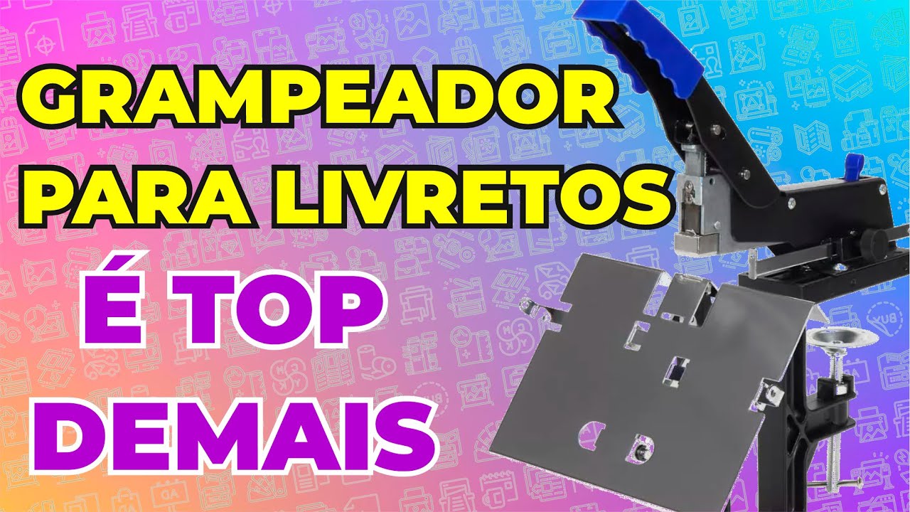 Comprei um Grampeador Dorsal para Livretos - Me suspreendi - Equipamentos para Gráfica Rápida