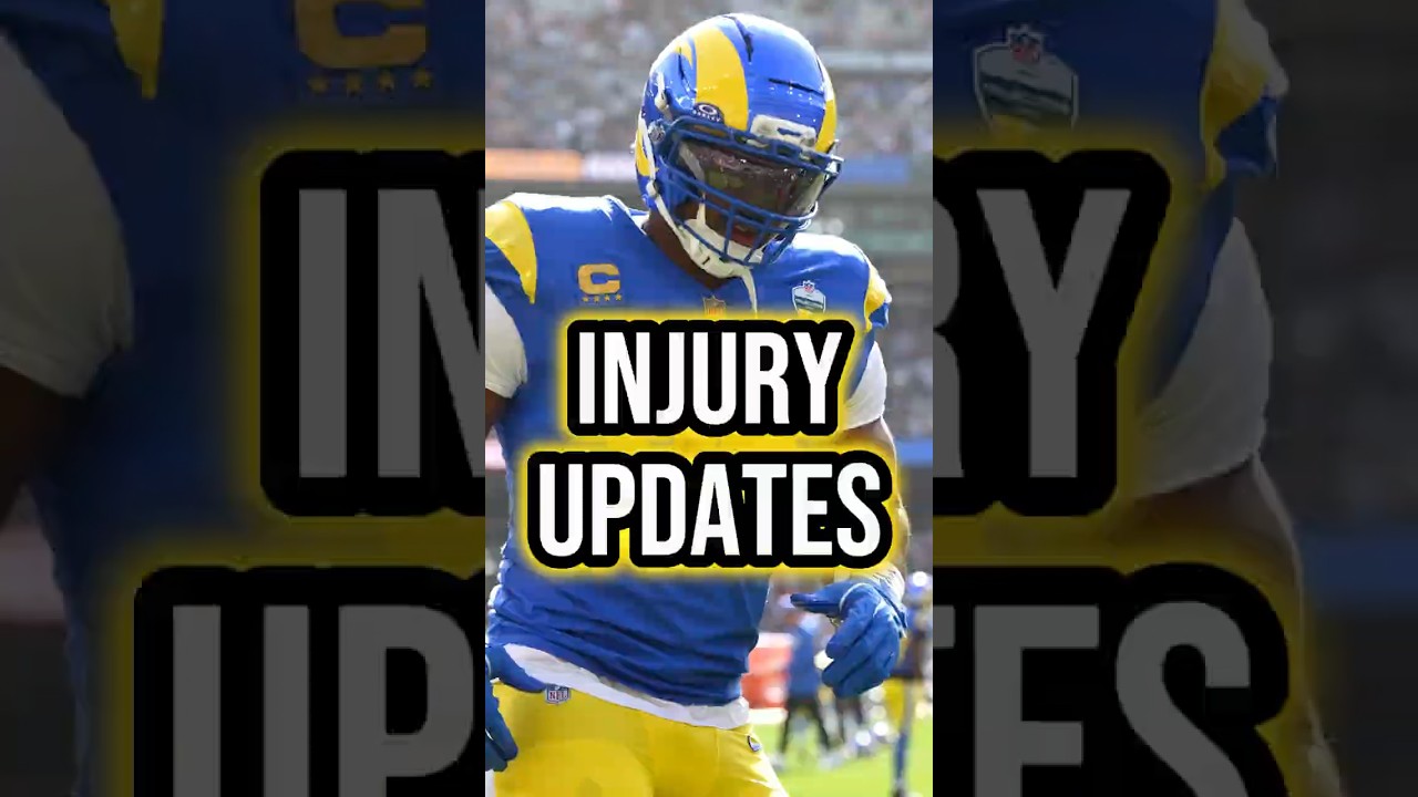 Myles Garrett Injury Update: Rams Injury News From NFL Week 1 #nfl #rams #shorts