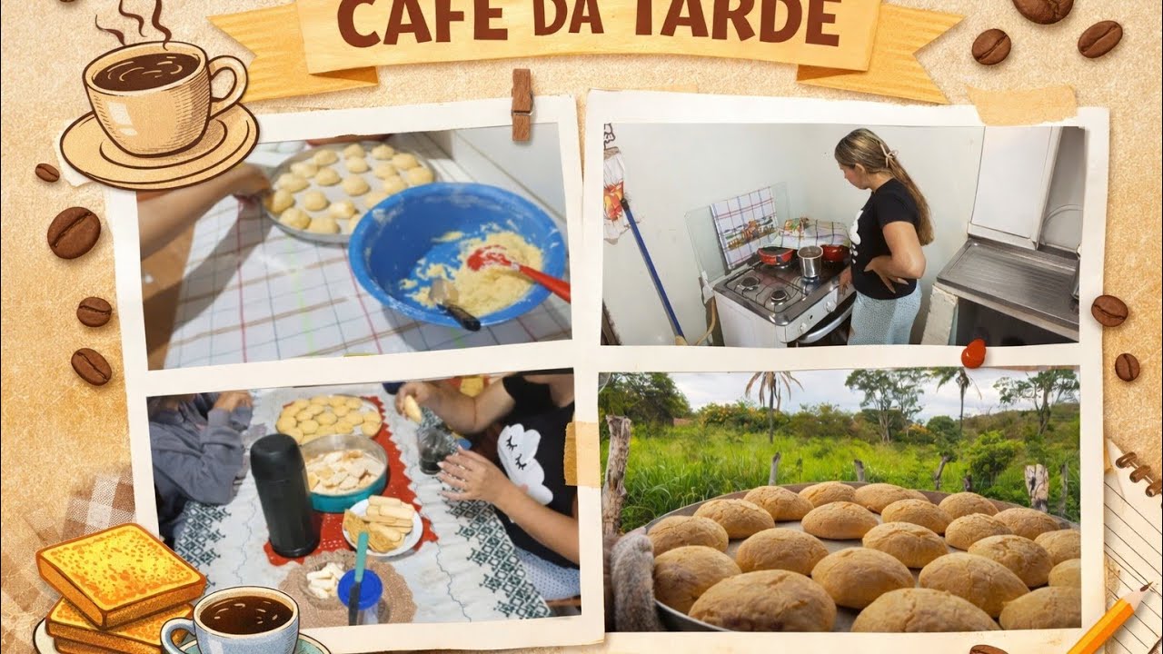Tarde Perfeita: Café Quentinho e Pão de Queijo Caseiro”☕🧀 passo a passo da receita