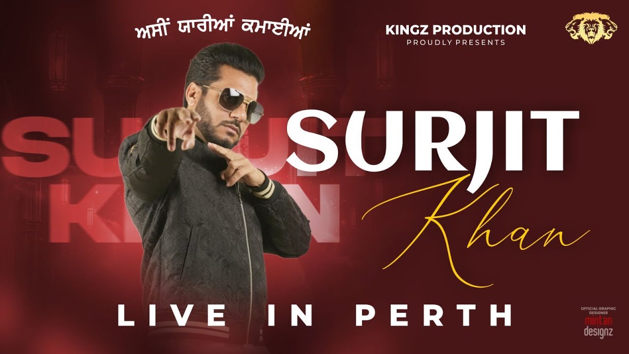 Surjit Khan LIVE IN PERTH (PART 1) I Swan Punjabi Mela 2025 I Kingz Production I King of Live Stages