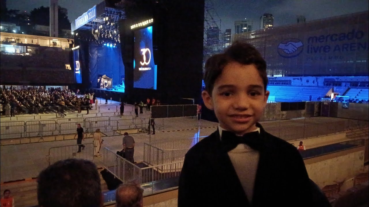 FUI A TRÊS CONCERTOS DO ANDREA BOCELLI EM SÃO PAULO (SDU X GRU)