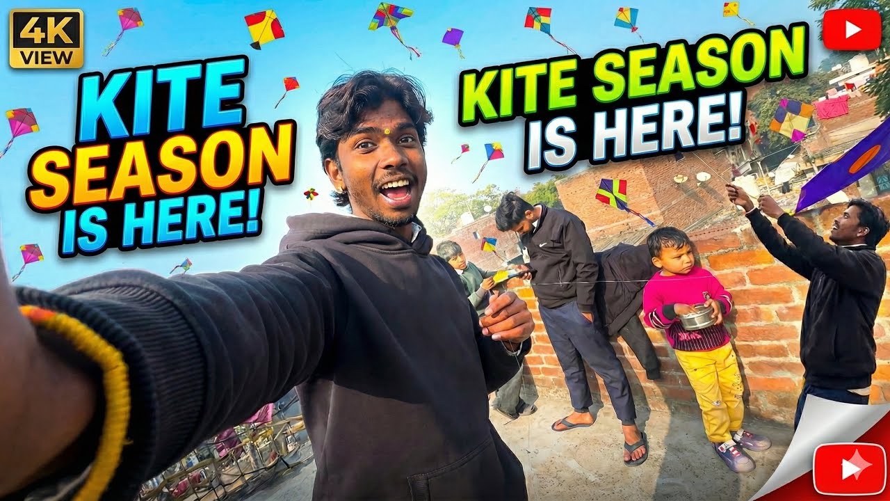 (DAY 9/1/2026) Patang Bazi Full Masti! 🪁 Kite Season Vlog 2026