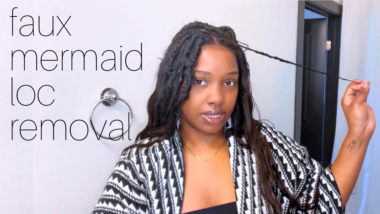 Faux Mermaid Loc Removal