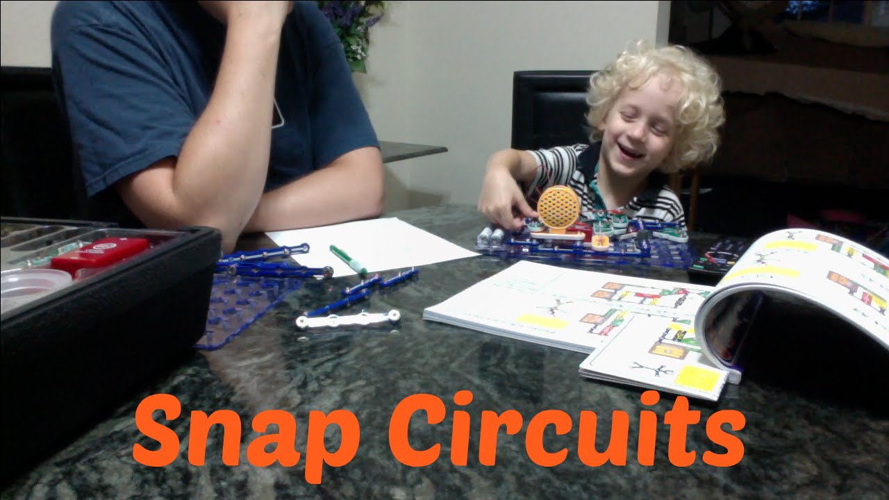 Snap Circuits Teaches 4yr old about Electrical Circuits -- A NerdStuff Toy Review