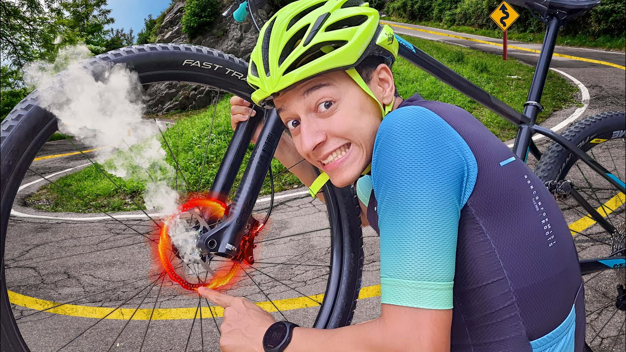 Coloquei pra Derreter o Freio Hidr&aacute;ulico mais Barato da SHIMANO! Testes nos freios a disco da MTB