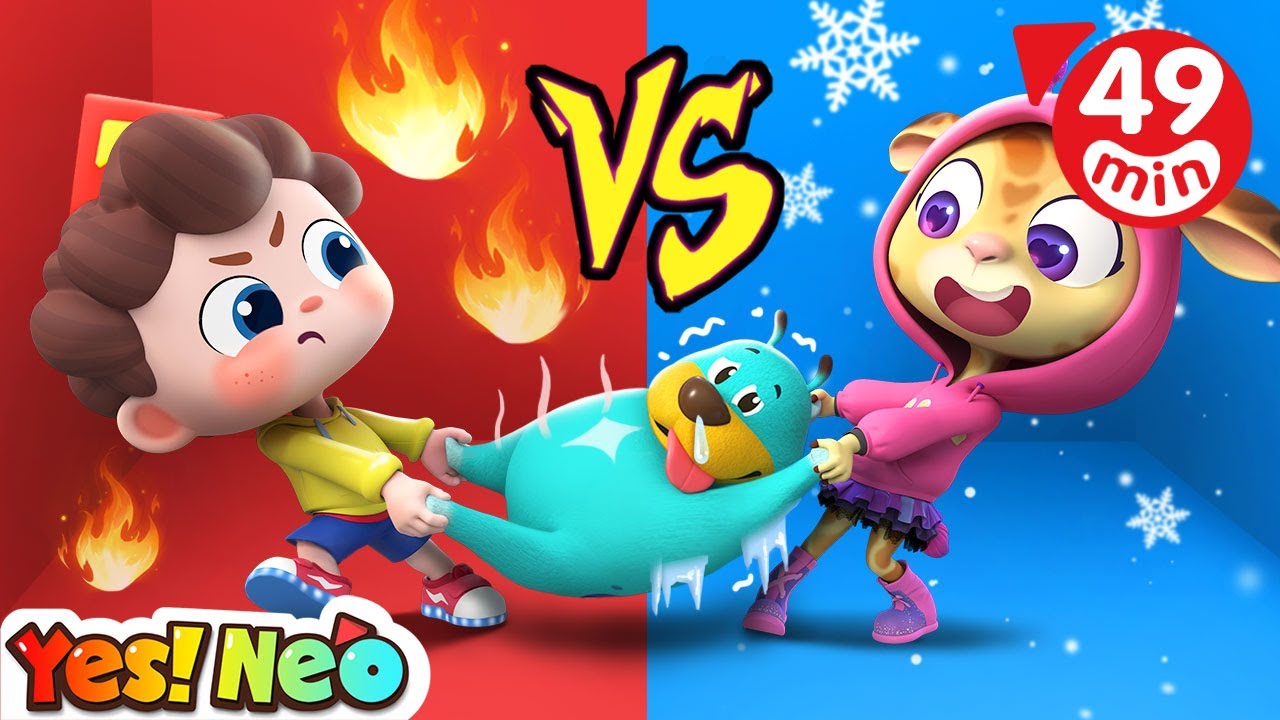 🥵🥶 Hot vs Cold Challenge with Neo | Kids Songs | Kids Cartoon | Starhat Neo | Yes! Neo