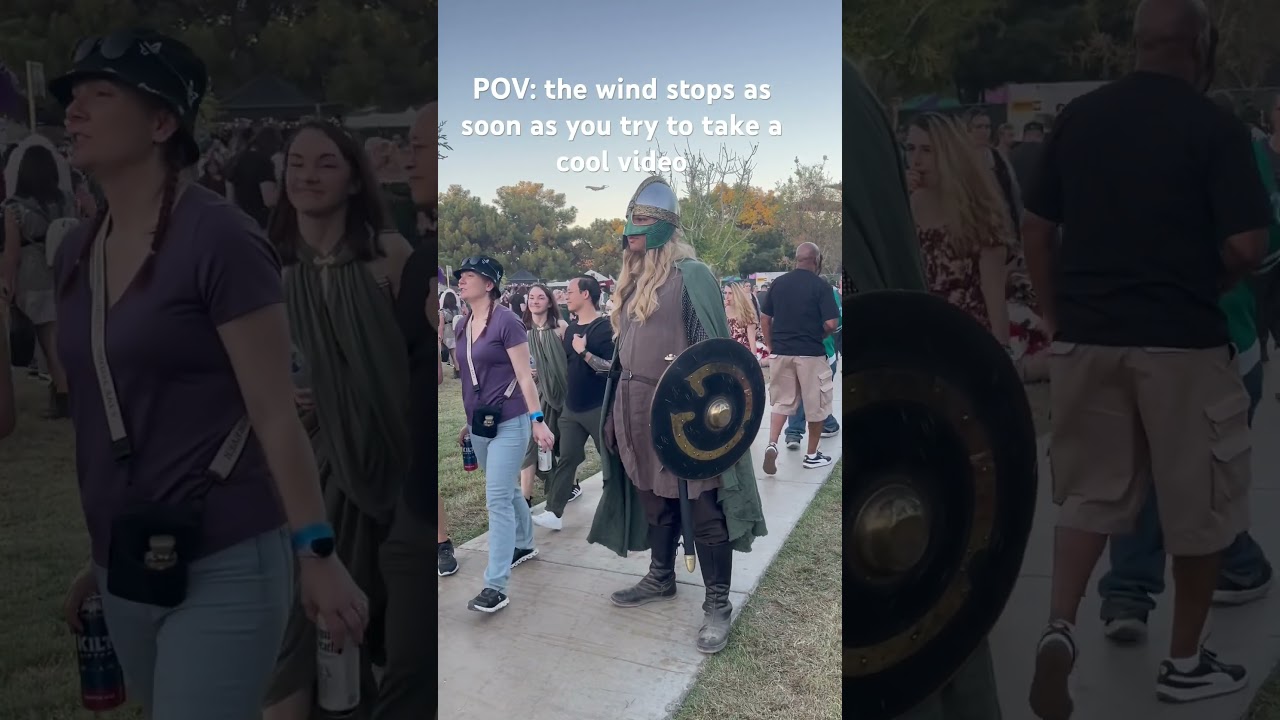 I still looked cool though. #rohirrim #cosplay #lordoftheringscosplay #rohan #renaissancefestival