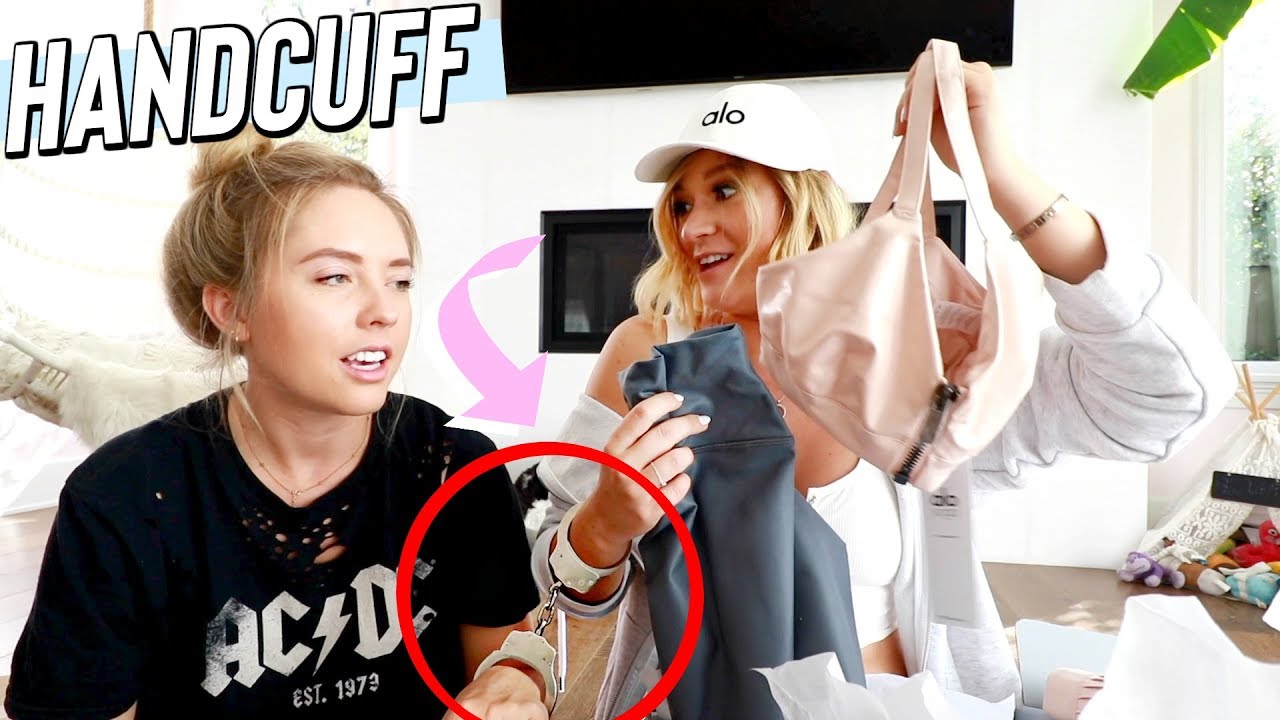 Handcuffing Myself to My SISTER!!!