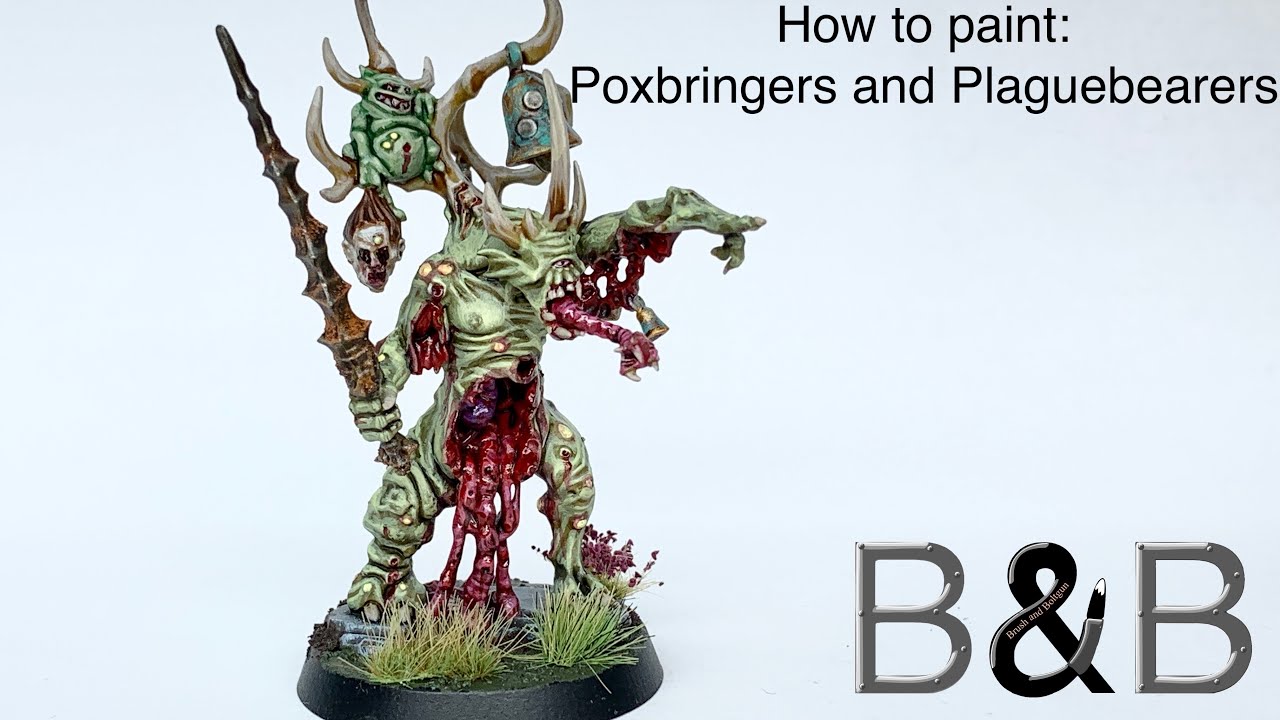 How to paint a Nurgle Poxbringer / Plaguebearer