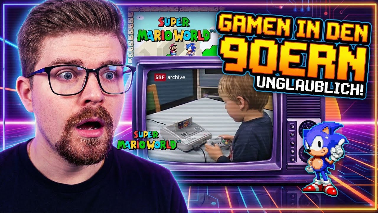 So war Gaming damals I Reactival I Part 2 I Reatkion auf SRF Archiv Gamen in den 90ern (1992)