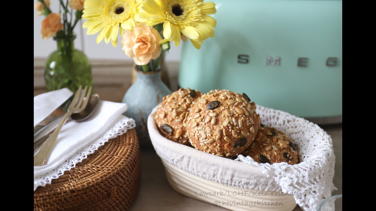 Lowcarb/LCHF/Keto-Friendly: Hazelnut Buns ขนมปังโลว์คาร์บ