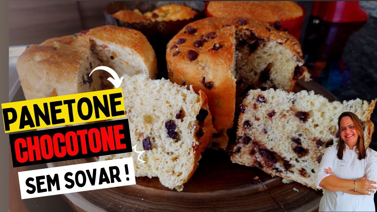 Faça Panetone e Chocotone Sem Sovar - Fica Uma Delícia!!!