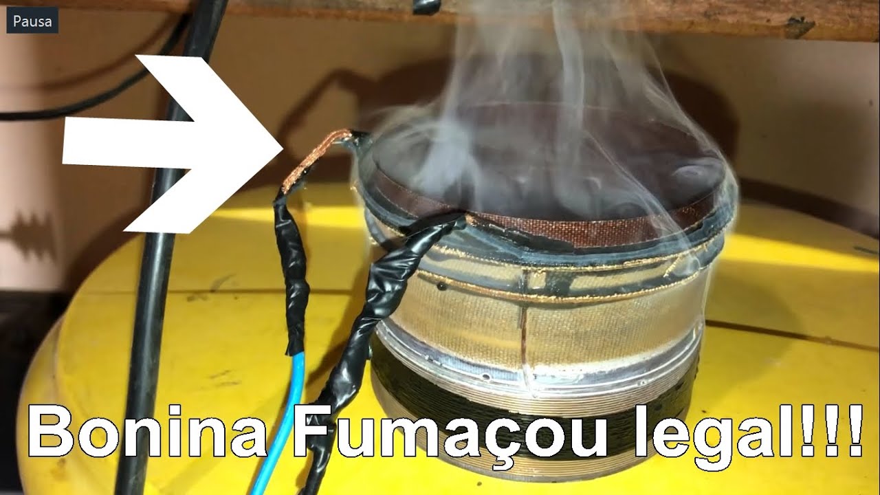 Fumaça! Tentei queimar uma Bobina de VULCANO com um 1201