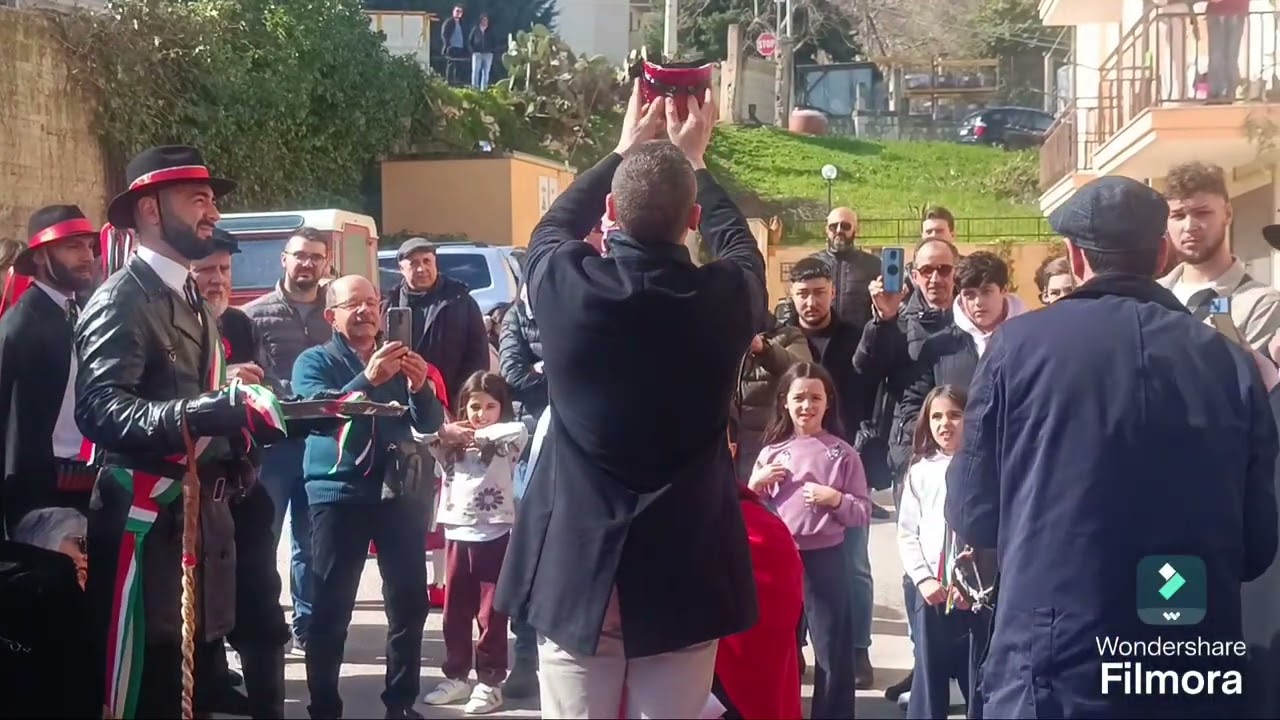 Consegna della Maschera del Mastro di Campo. Mezzojuso 22-2-2026