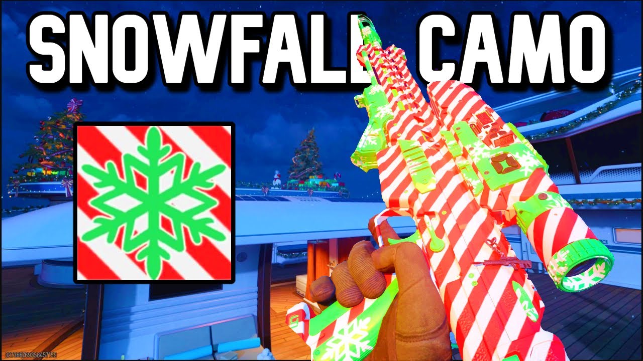 Unlocking “SNOWFALL CAMO” in Black Ops 7… (Naughty & Nice Event)