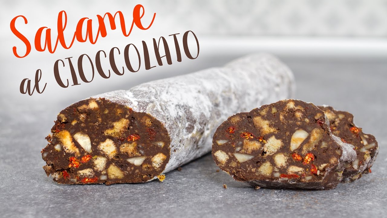 SALAME di CIOCCOLATO senza UOVA LATTE & BURRO | Ricetta FACILISSIMA e SUPER GOLOSA | VeganoBio.it