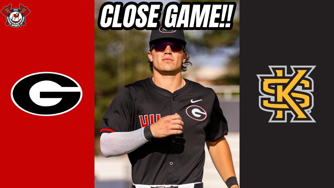 #8 Georgia vs Kennesaw State (CLOSE GAME!!) | 2025 College Baseball Highlights | 2/18/25