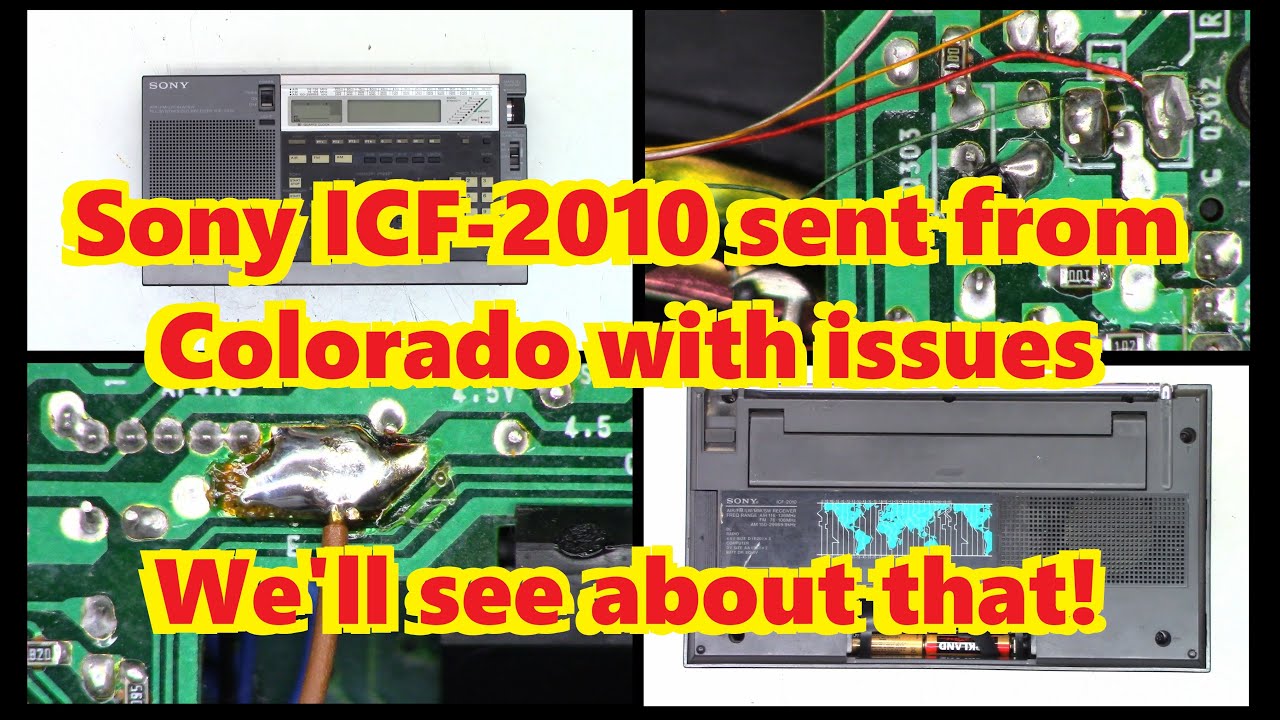 Sony ICF-2010 No Power, Customer thought this one was a GONNER! It was just a minor problem.