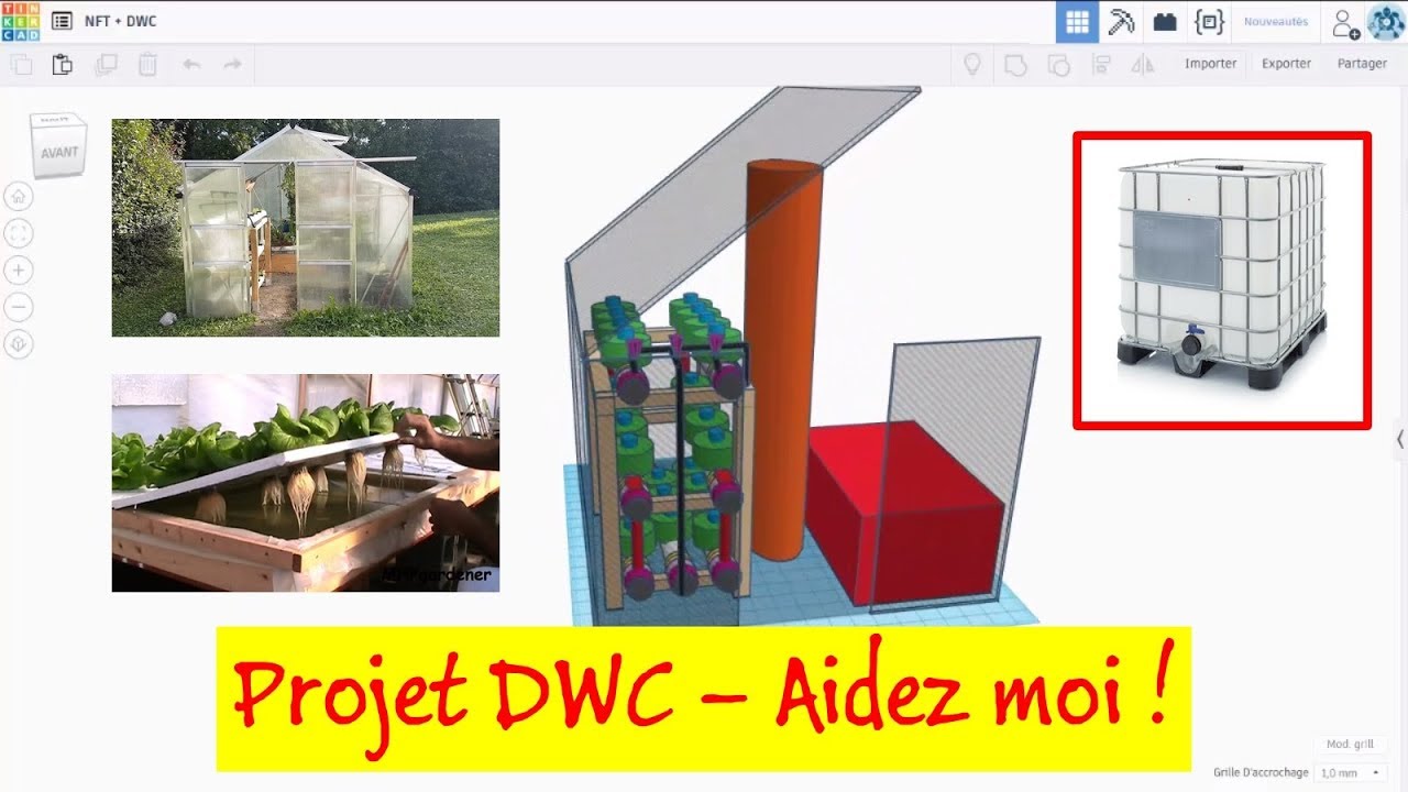 💧 Projet DWC dans ma serre aquaponique