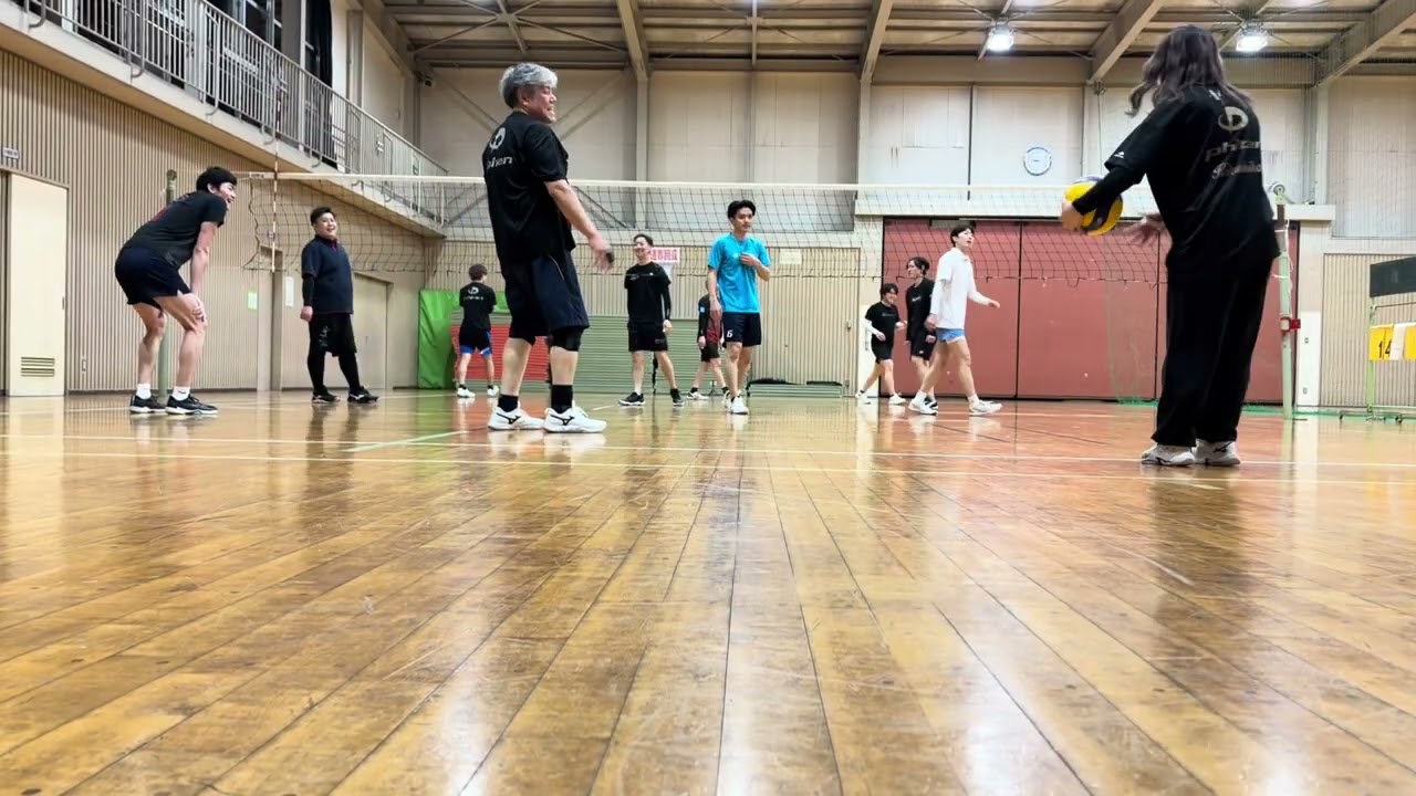 2026.3.15  あきる野混合バレー2セット目