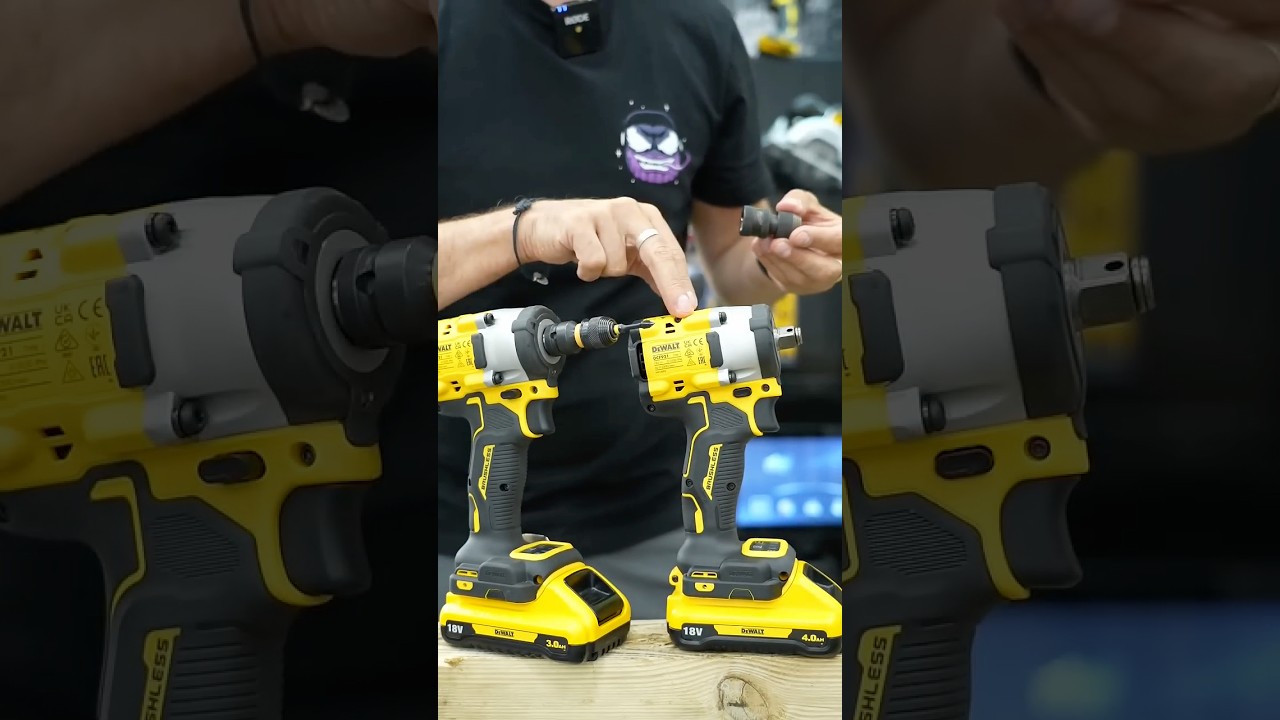 DeWALT и Milwaukee небольшая разница на примере адаптеров с 1/2 на 1/4 #shorts