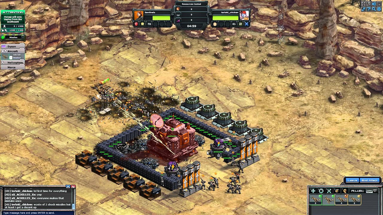 War Commander  Sentinels 70 - No Loss