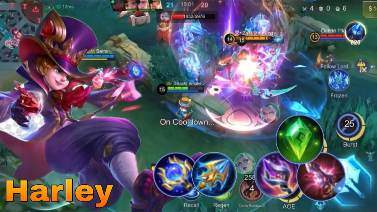 Harley - Build & Emblem [ Top Global Harley ] Gameplay 