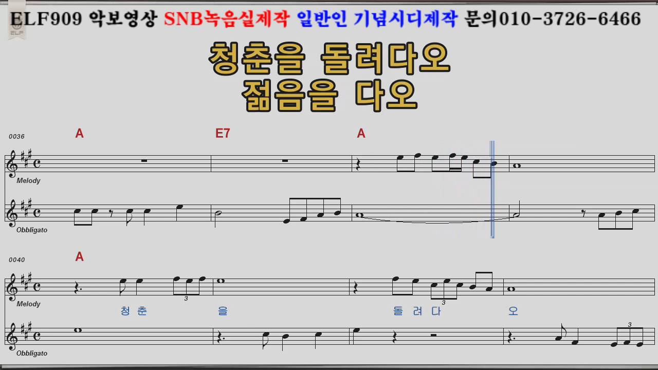 나훈아 청춘을돌려다오