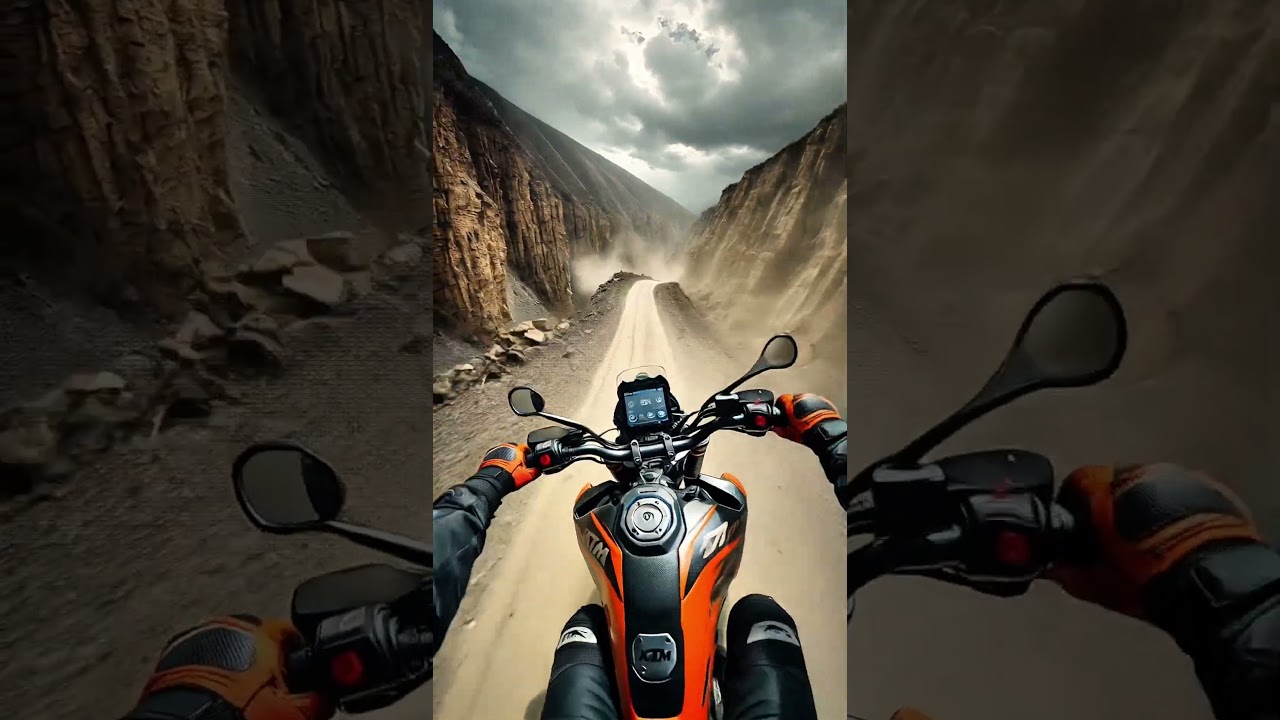 High-speed ride through a deadly mountain pas!#ExtremeRide #MotoAdventure #KTM #AdrenalineRush #Road