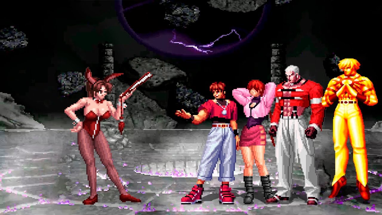 [KOF Mugen] Mai Scarlet vs Orochi Team
