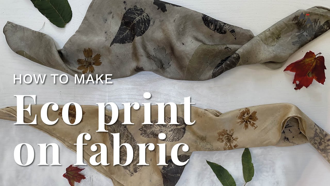 How to make eco print on fabric | Tutorial