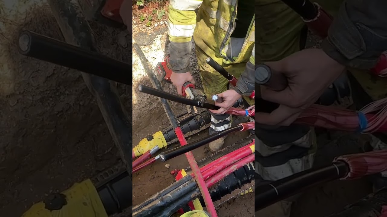 PRATİK kablo kesme #elektrik #tools #milwaukeepipeline #youtube #electrician #fy #diy #woodworking
