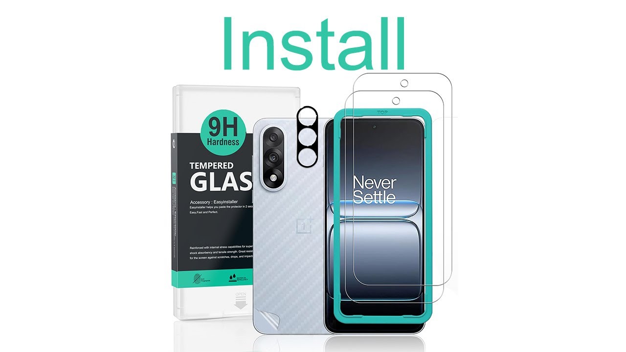 Oneplus Nord 5 5G Tempered glass ibywind Protector & Easy Install Kit & Camera Lens Protector