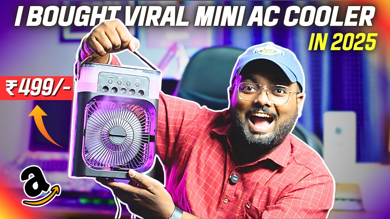 I Bought The Viral Mini AC Air Cooler From Amazon!!😍| Review 🔥🔥