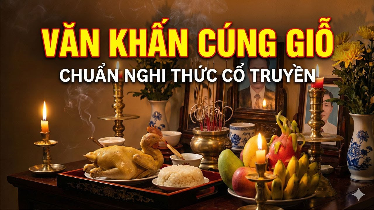 Hướng Dẫn Cúng Giỗ: Bài Văn Khấn & Cách Sắm Lễ Trọn Vẹn Đạo Hiếu