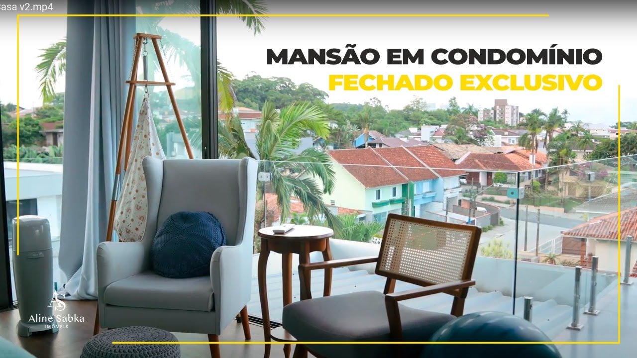 Casa com vista INCR&Iacute;VEL para o p&ocirc;r do sol em Joinville | Aline Sabka Im&oacute;veis