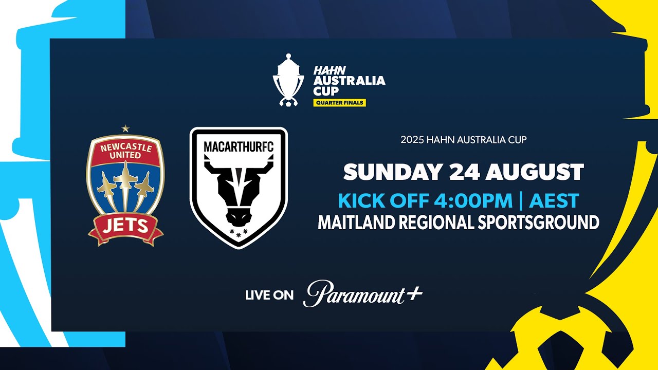 Newcastle Jets v Macarthur FC | Hahn Australia Cup 2025 | Quarter Final